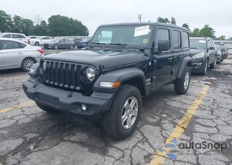 2020 Jeep Wrangler Unlimited Sport S 4X4 из США, поврежденный, VIN 1C4HJXDG7LW222391